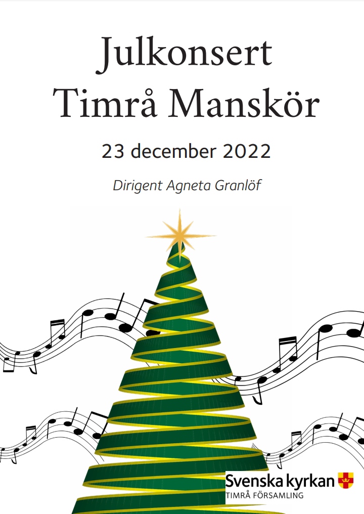 TMK Timrå Manskör Julkonsert 2022